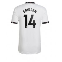 Manchester United Christian Eriksen #14 Fußballbekleidung Auswärtstrikot 2022-23 Kurzarm